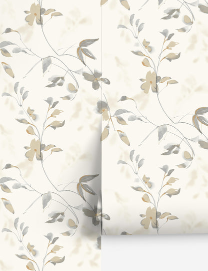 Linden Flower Premium Peel + Stick Wallpaper