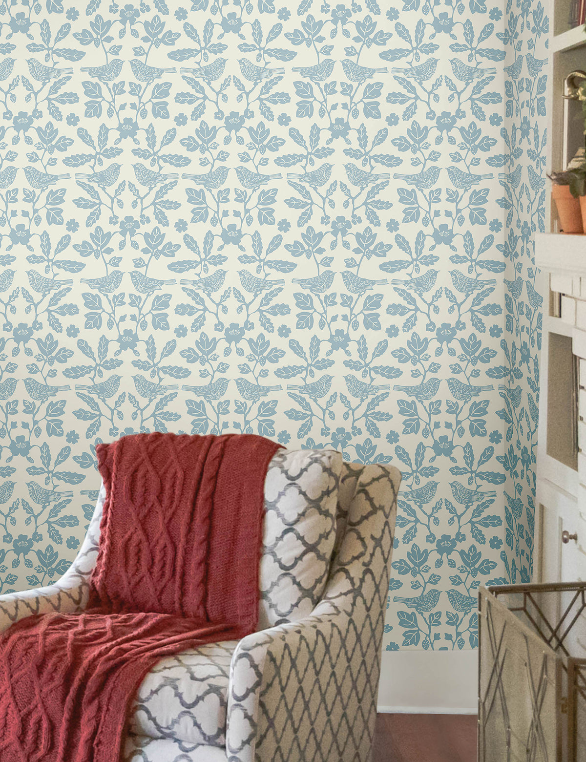 Sparrow and Oak Peel + Stick Wallpaper by Erin & Ben Co.