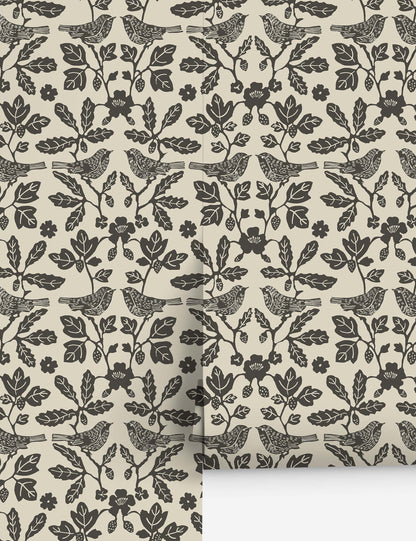 Sparrow and Oak Peel + Stick Wallpaper by Erin & Ben Co.