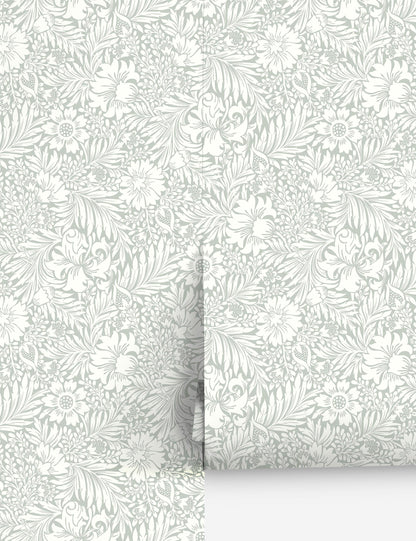 Modern Acanthus Peel + Stick Wallpaper by Erin & Ben Co.
