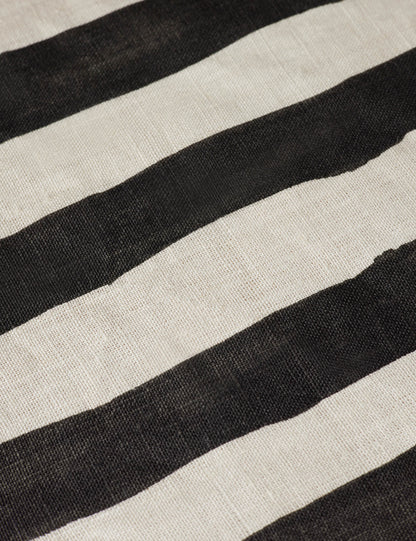 Painterly Stripe Linen Fabric by Sarah Sherman Samuel
