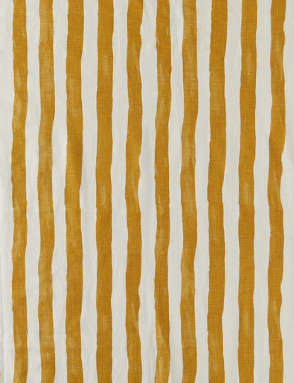 Painterly Stripe Linen Fabric by Sarah Sherman Samuel