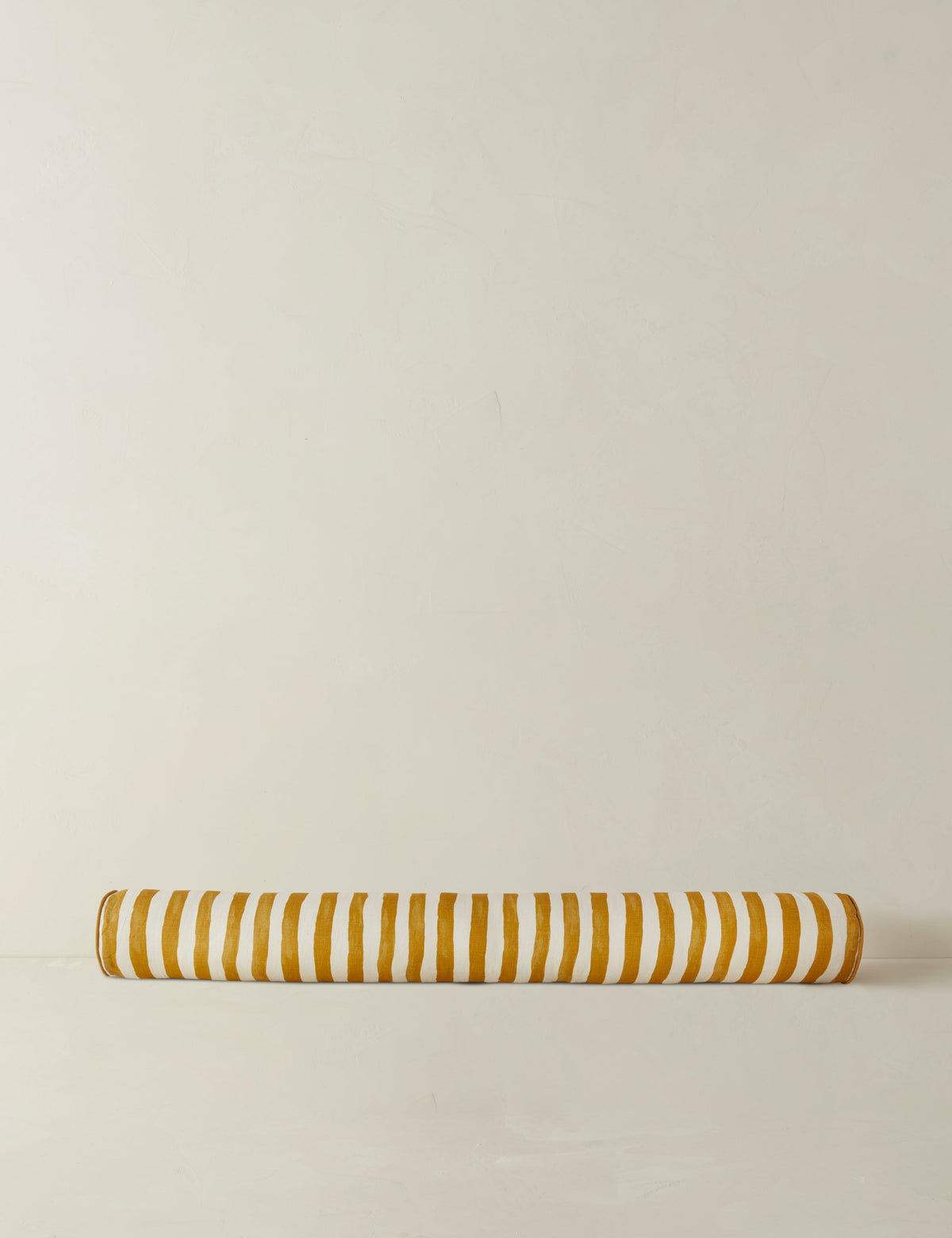 Painterly Stripe Linen Long Bolster Pillow by Sarah Sherman Samuel