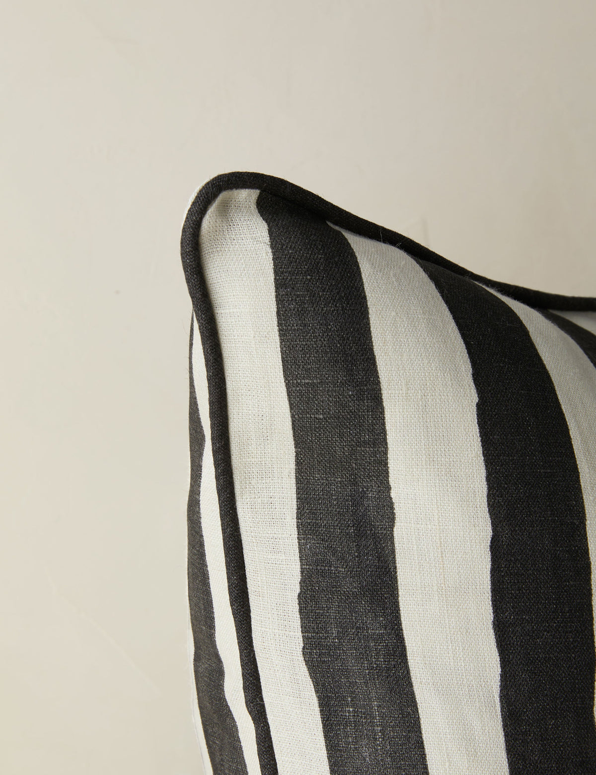 Painterly Stripe Linen Pillow by Sarah Sherman Samuel