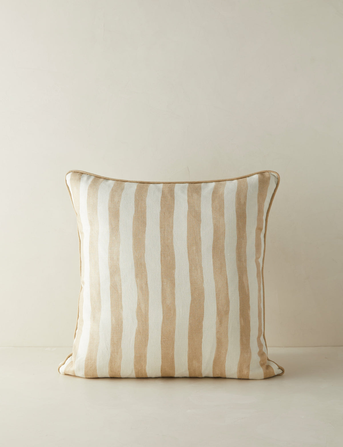 Painterly Stripe Linen Pillow by Sarah Sherman Samuel