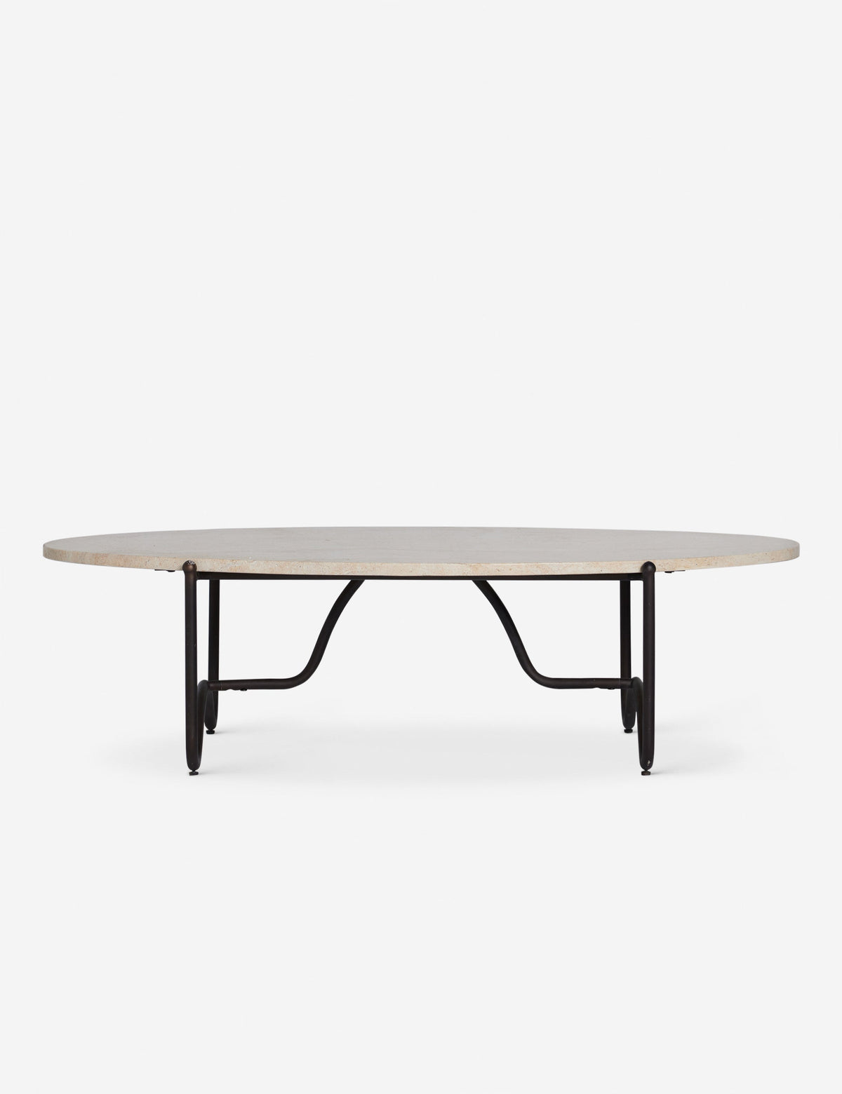 Peggy Outdoor Oval Coffee Table by Sarah Sherman Samuel