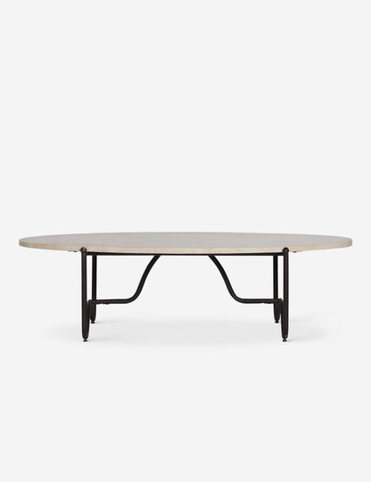 Peggy Outdoor Oval Coffee Table by Sarah Sherman Samuel