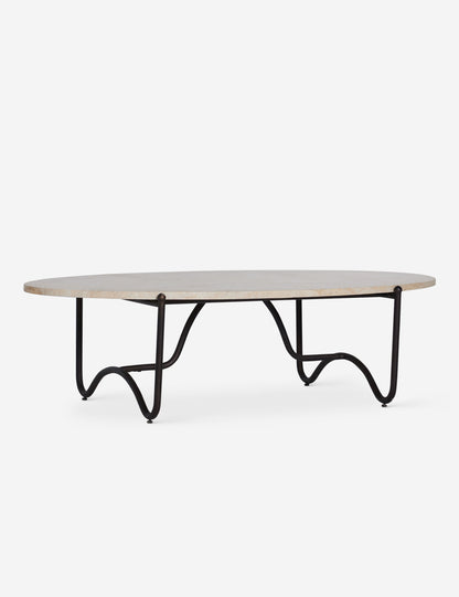 Peggy Outdoor Oval Coffee Table by Sarah Sherman Samuel