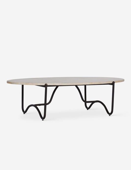 Peggy Outdoor Oval Coffee Table by Sarah Sherman Samuel