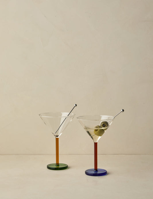Piano Cocktail Glass (Set of 2) by Sophie Lou Jacobsen