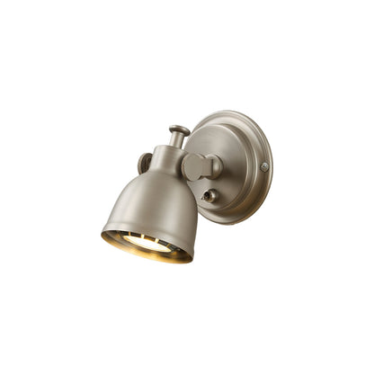Vintage Wall Light Bauhaus American-Style Metal Light