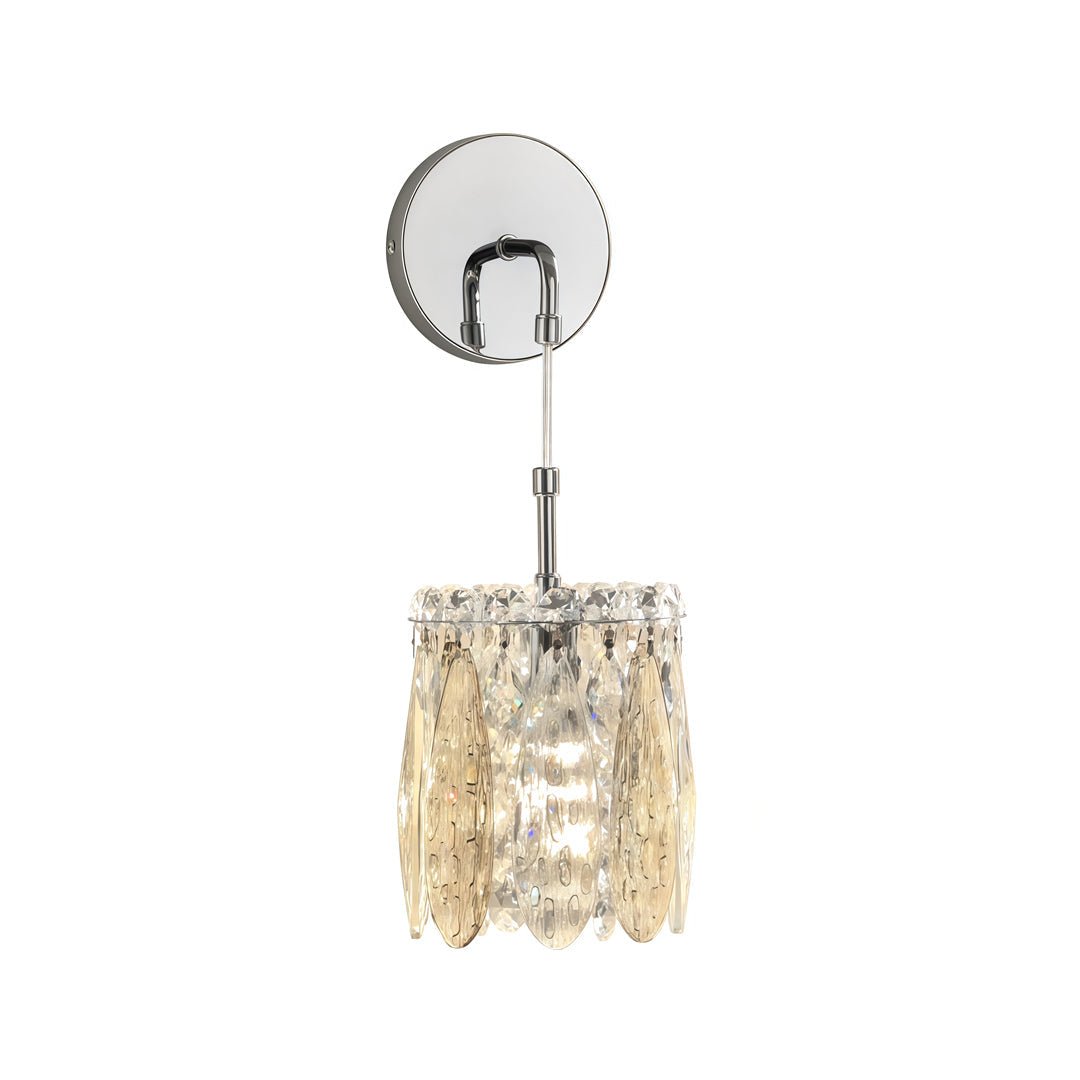 Wall Mount Pendant Light Modern Luxury Crystal Bedside Light