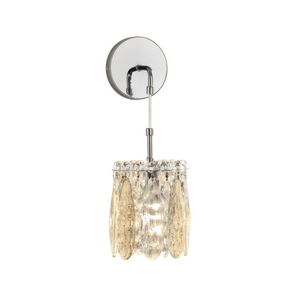 Wall Mount Pendant Light Modern Luxury Crystal Bedside Light