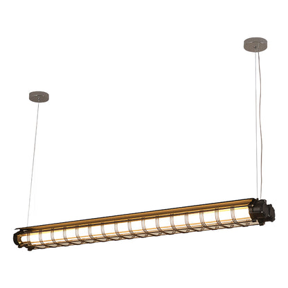 Vintage Style Pendant Lights Creative Long Strip Ceiling Light