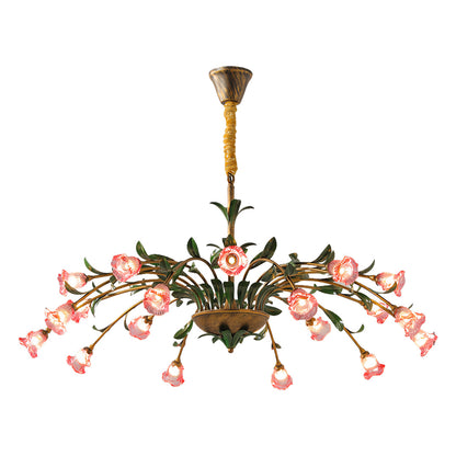 Vintage Floral Chandelier Vintage Rustic Branch Ceiling Light