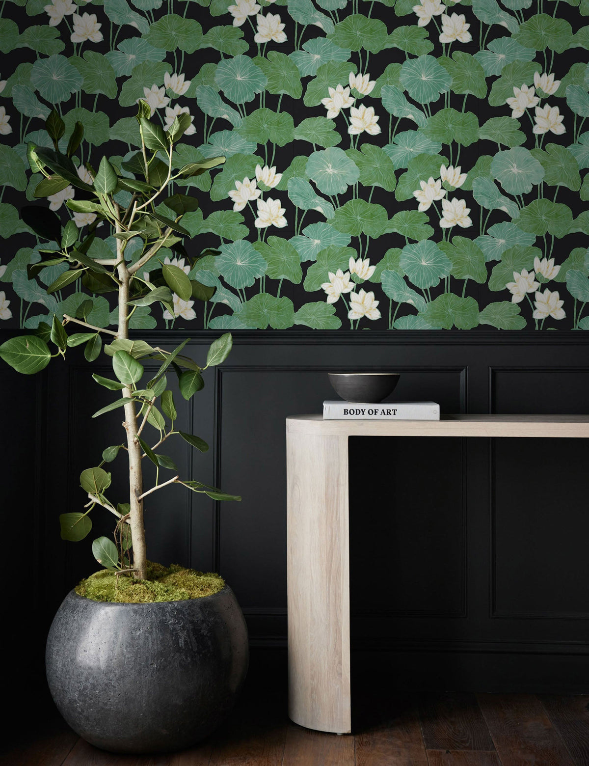 Lily Pad Peel + Stick Wallpaper