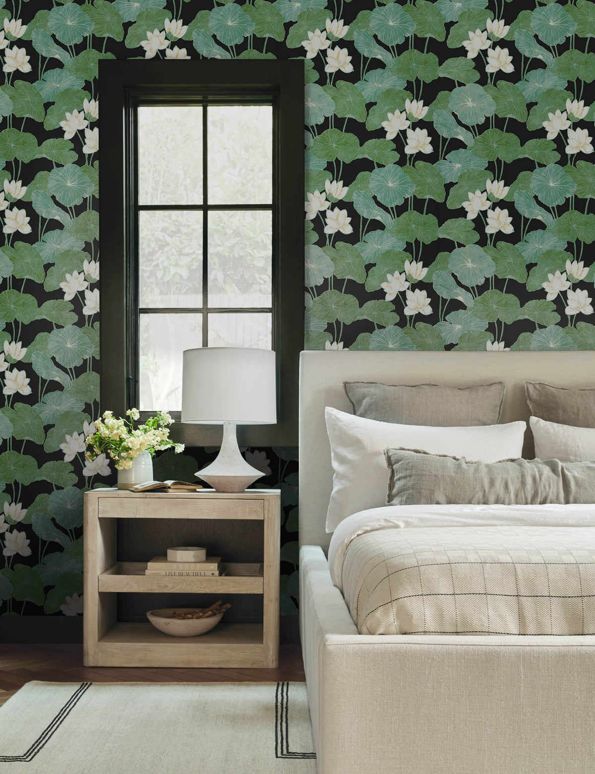 Lily Pad Peel + Stick Wallpaper
