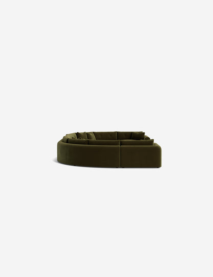 Rosado Modular U-Shaped Sectional Sofa