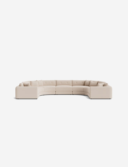 Rosado Modular U-Shaped Sectional Sofa