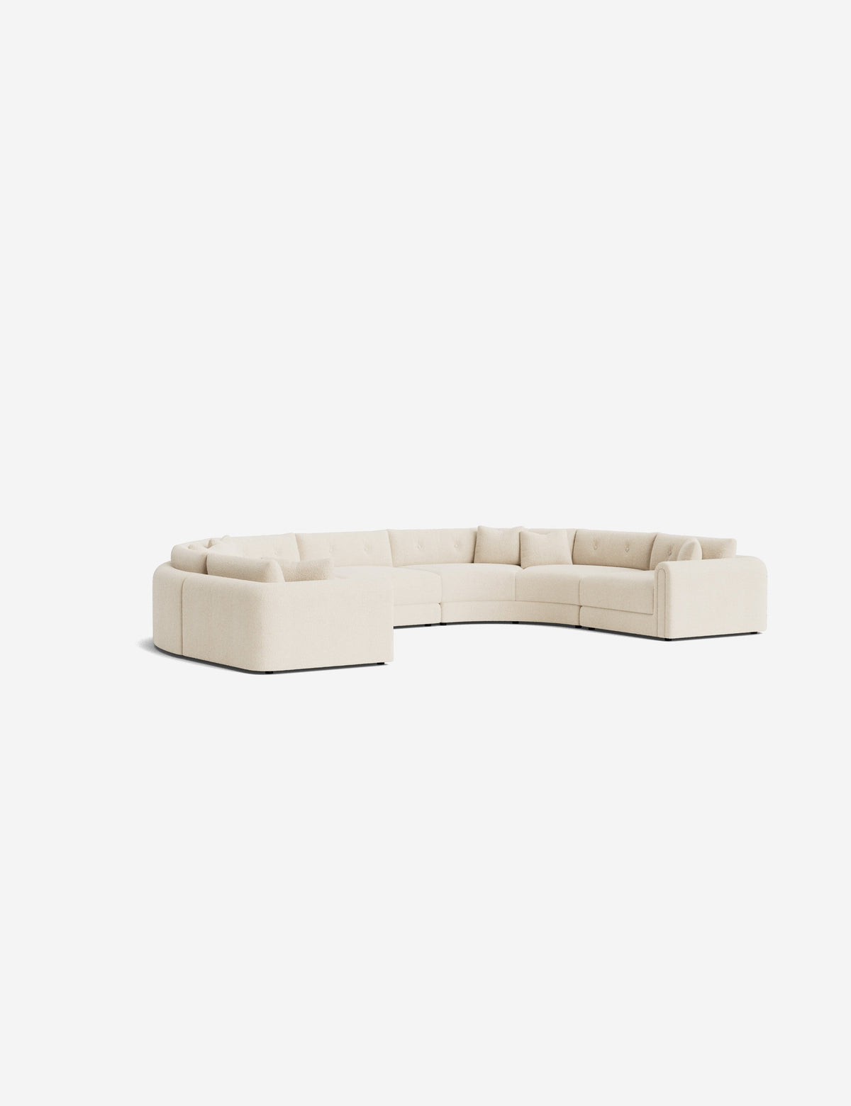 Rosado Modular U-Shaped Sectional Sofa