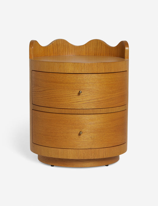 Open Box: Ripple Nightstand, Honey Oak by Sarah Sherman Samuel