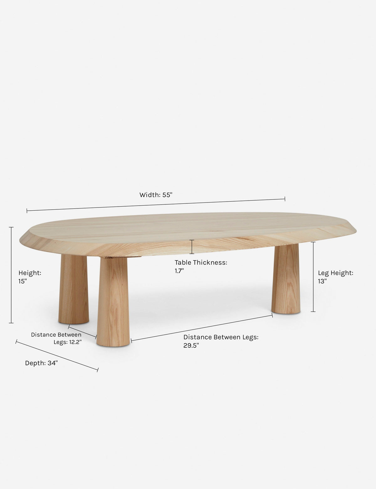 Open Box: Rodolfo Coffee Table, Natural