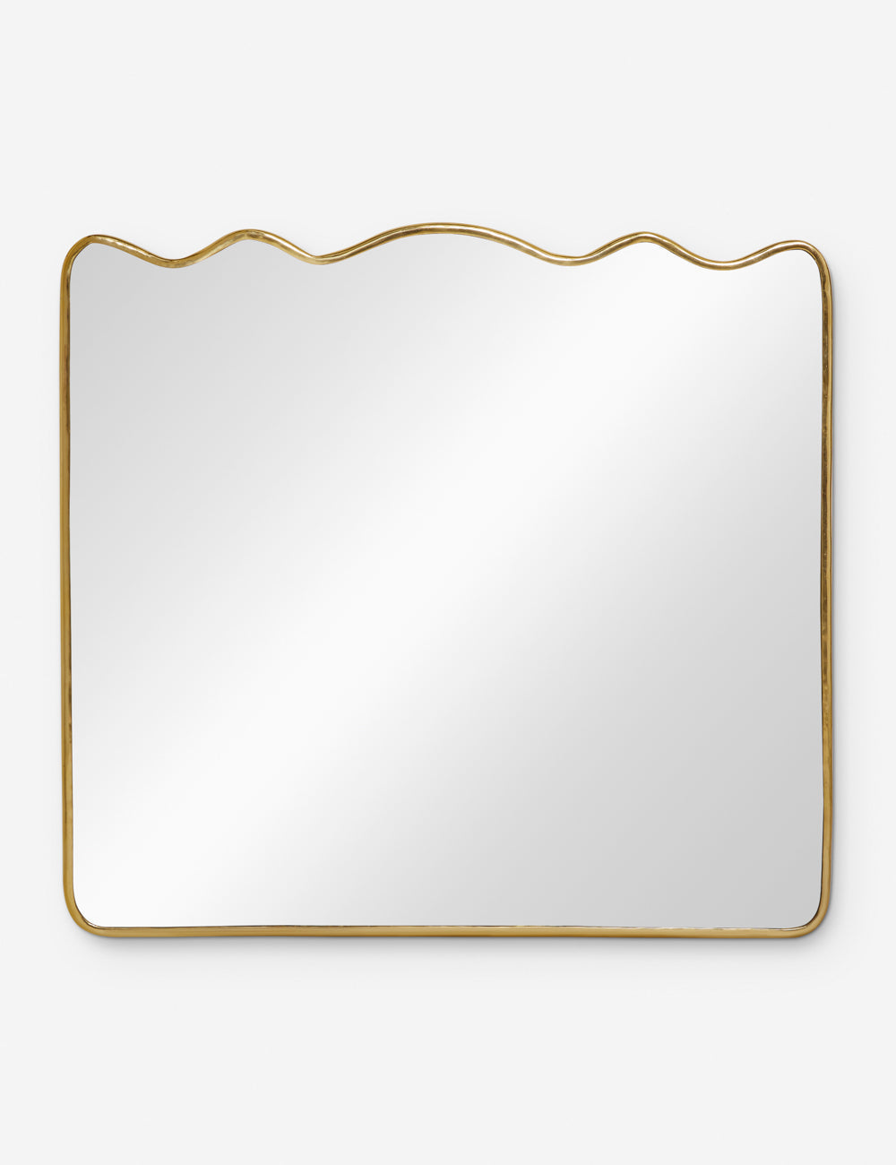 Open Box: Rook Mantel Mirror, Gold, by Sarah Sherman Samuel