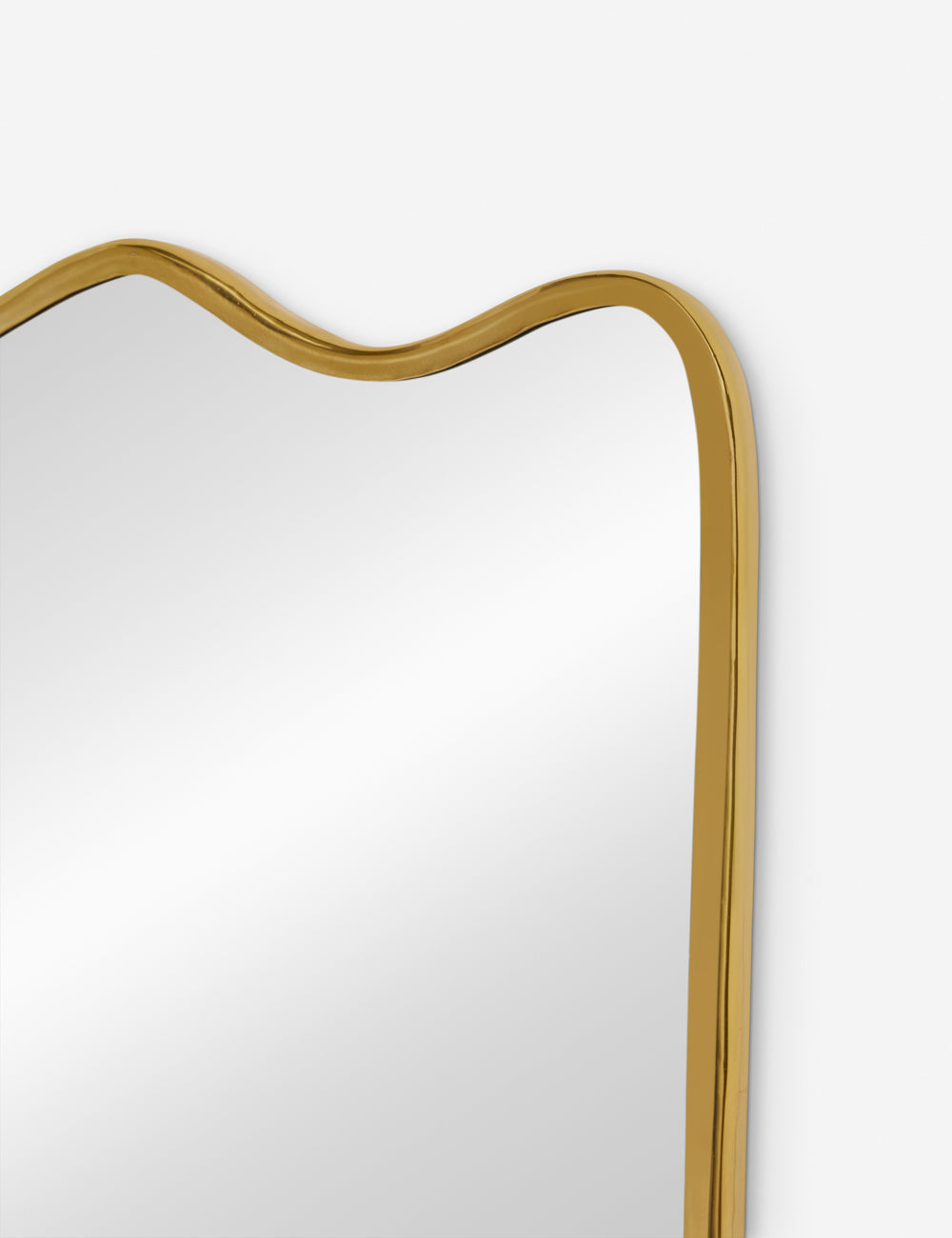 Open Box: Rook Mantel Mirror, Gold, by Sarah Sherman Samuel
