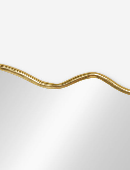 Open Box: Rook Mantel Mirror, Gold, by Sarah Sherman Samuel