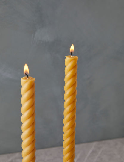 Rope Taper Candles (Set Of 2) by Greentree Home