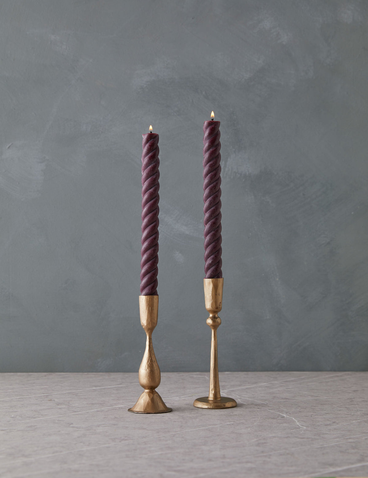 Rope Taper Candles (Set Of 2) by Greentree Home