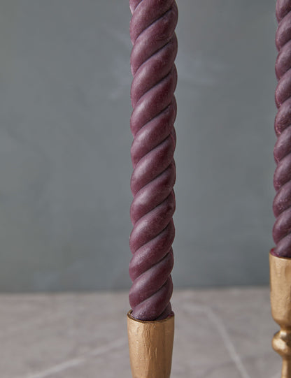 Rope Taper Candles (Set Of 2) by Greentree Home