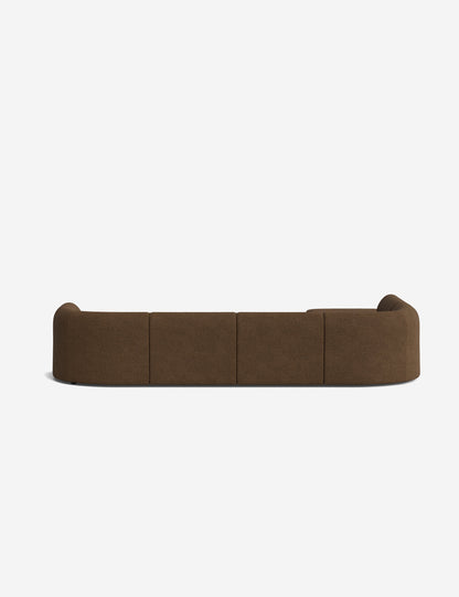 Sergio Modular Corner Sectional Sofa With Ottoman
