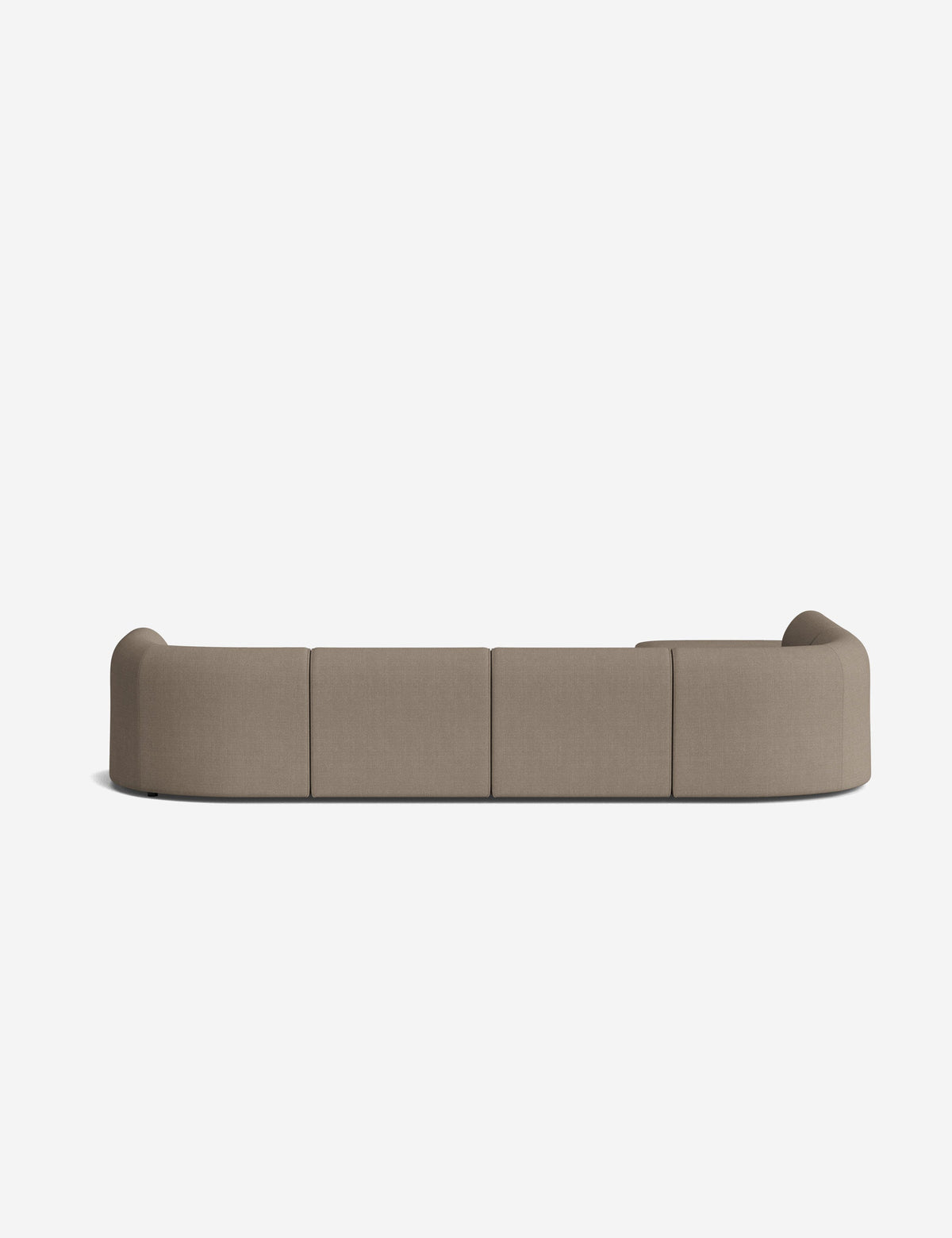 Sergio Modular Corner Sectional Sofa With Ottoman