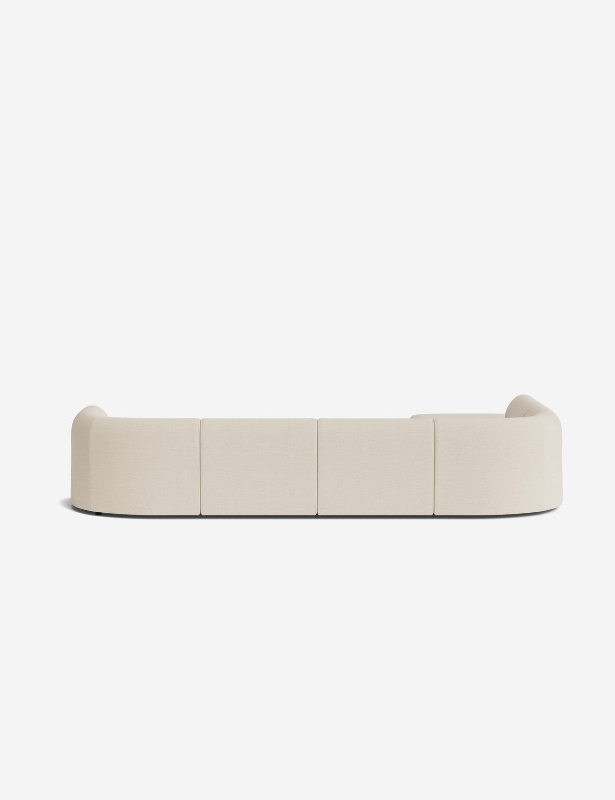 Sergio Modular Corner Sectional Sofa With Ottoman