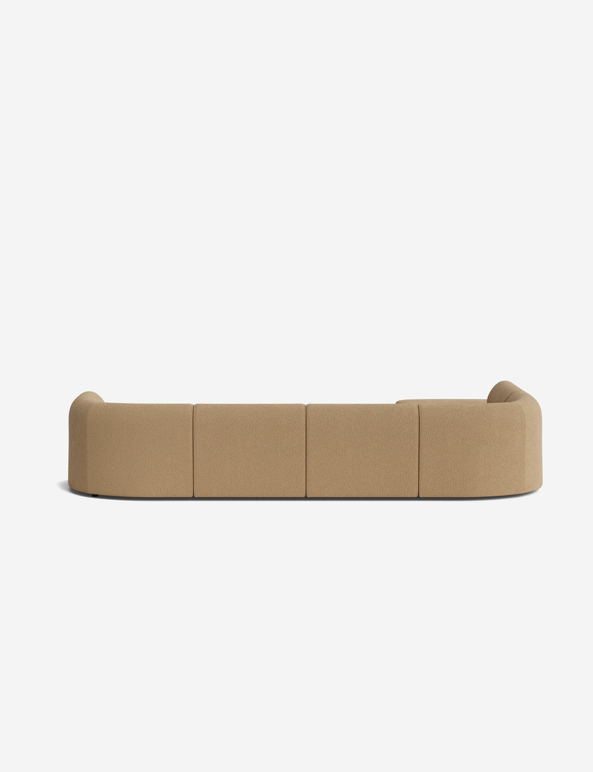 Sergio Modular Corner Sectional Sofa With Ottoman