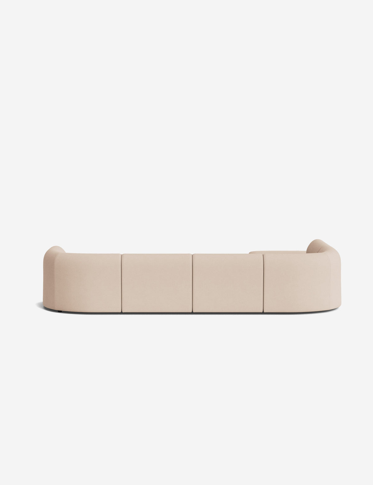 Sergio Modular Corner Sectional Sofa With Ottoman