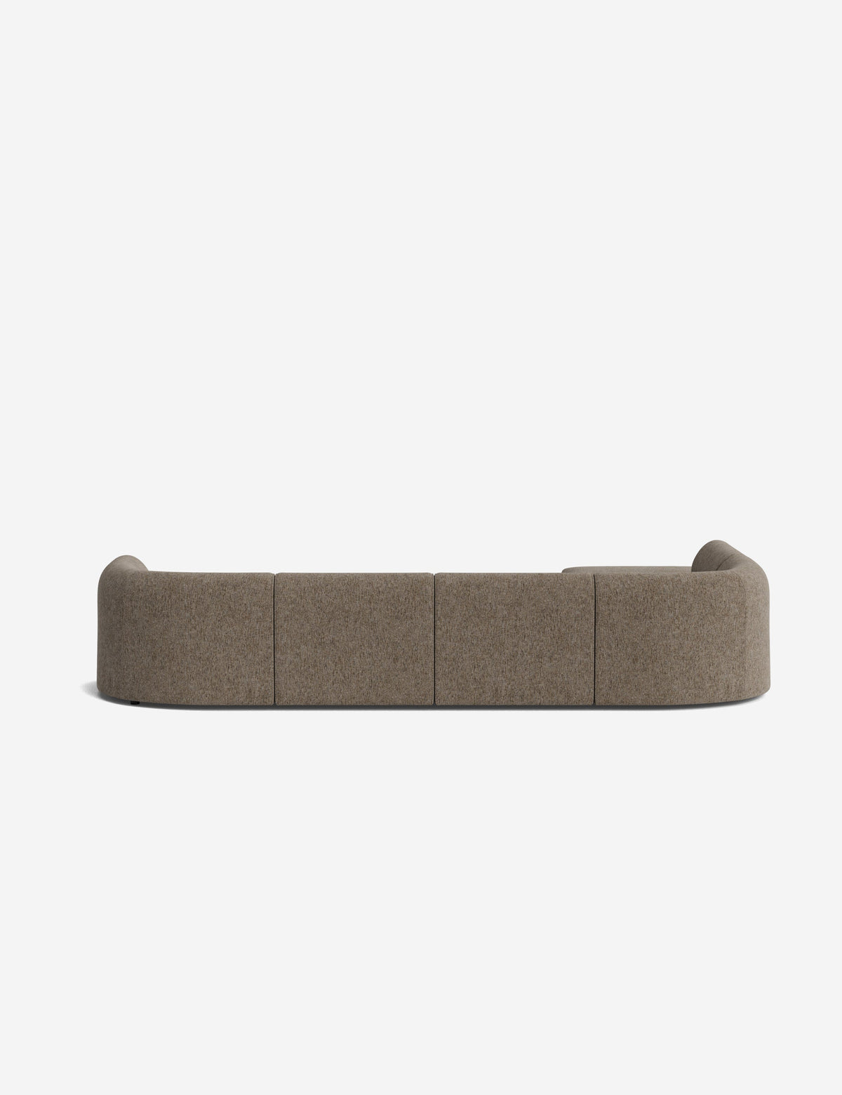 Sergio Modular Corner Sectional Sofa With Ottoman