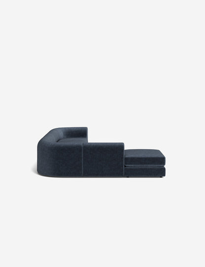 Sergio Modular Corner Sectional Sofa With Ottoman