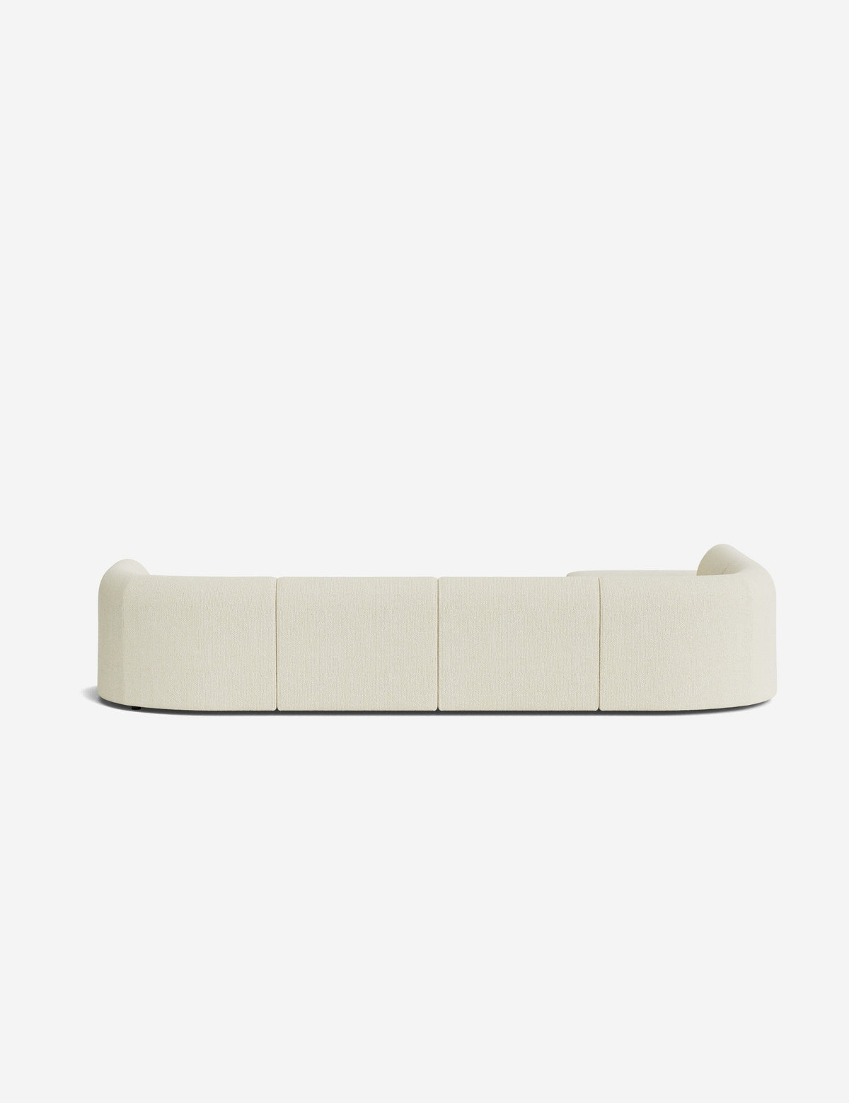 Sergio Modular Corner Sectional Sofa With Ottoman