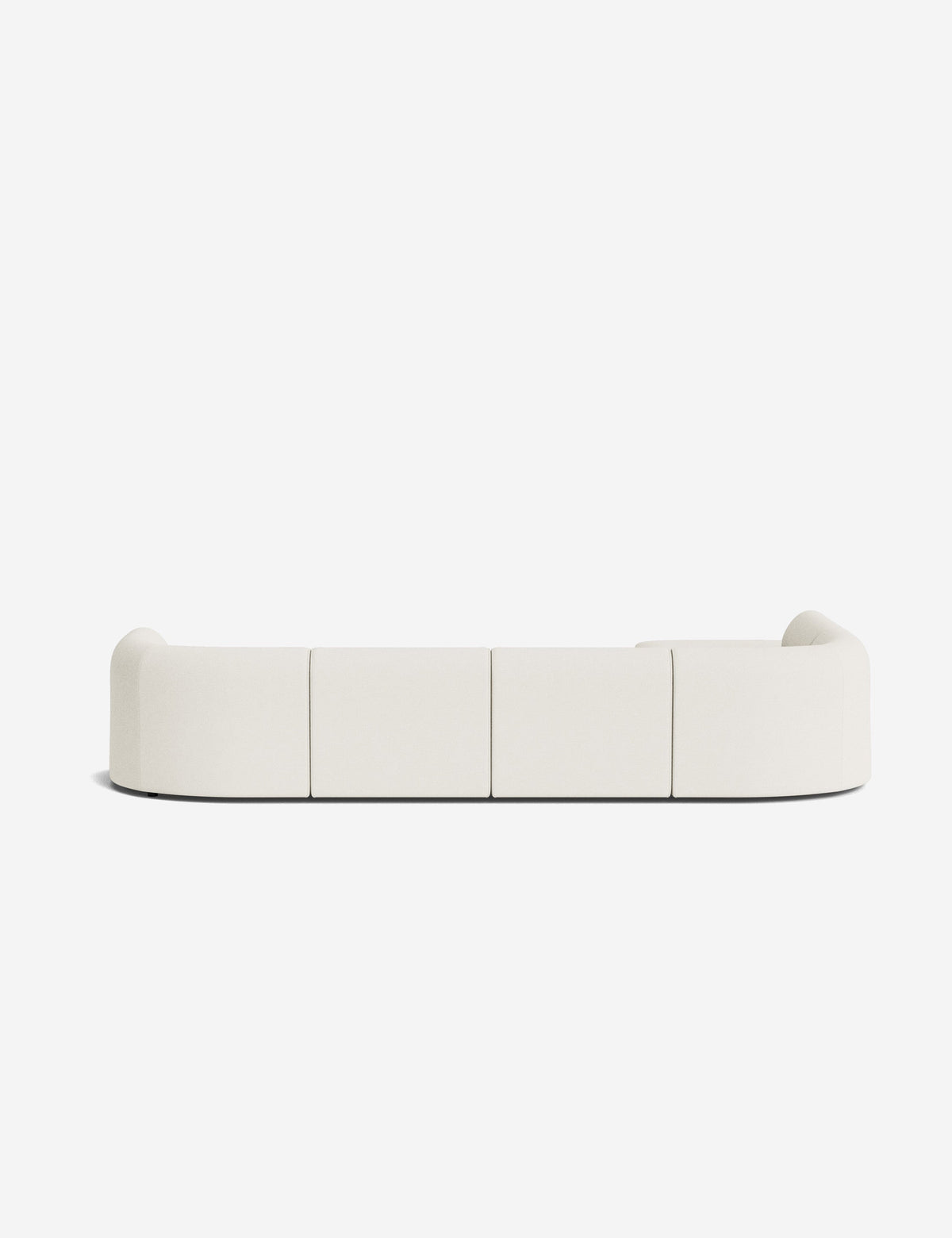 Sergio Modular Corner Sectional Sofa With Ottoman