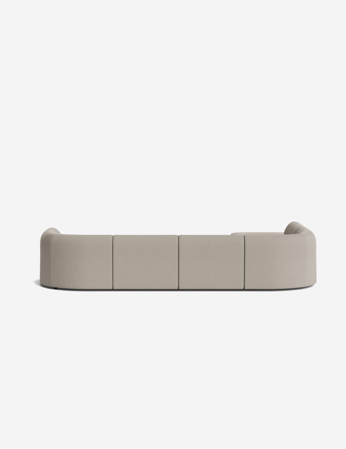 Sergio Modular Corner Sectional Sofa With Ottoman