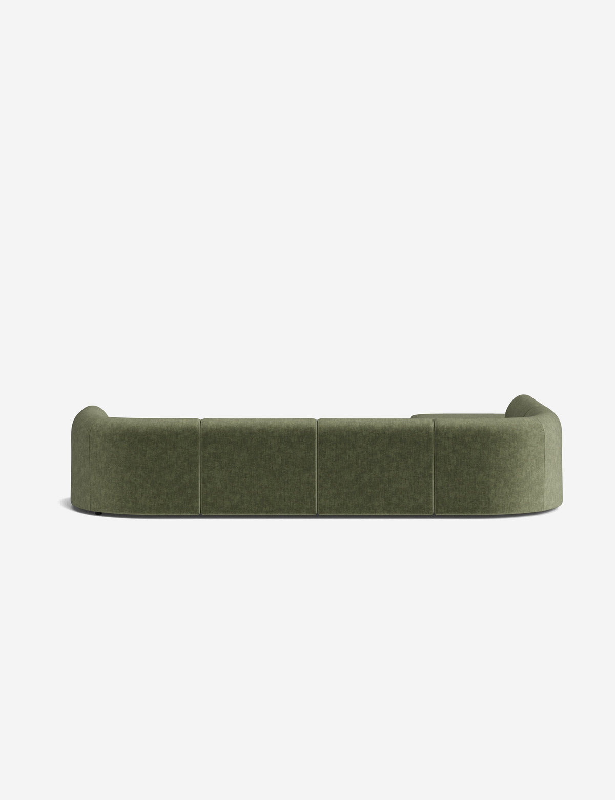 Sergio Modular Corner Sectional Sofa With Ottoman
