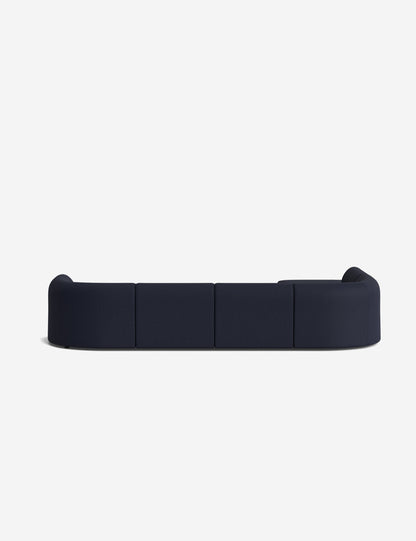 Sergio Modular Corner Sectional Sofa With Ottoman