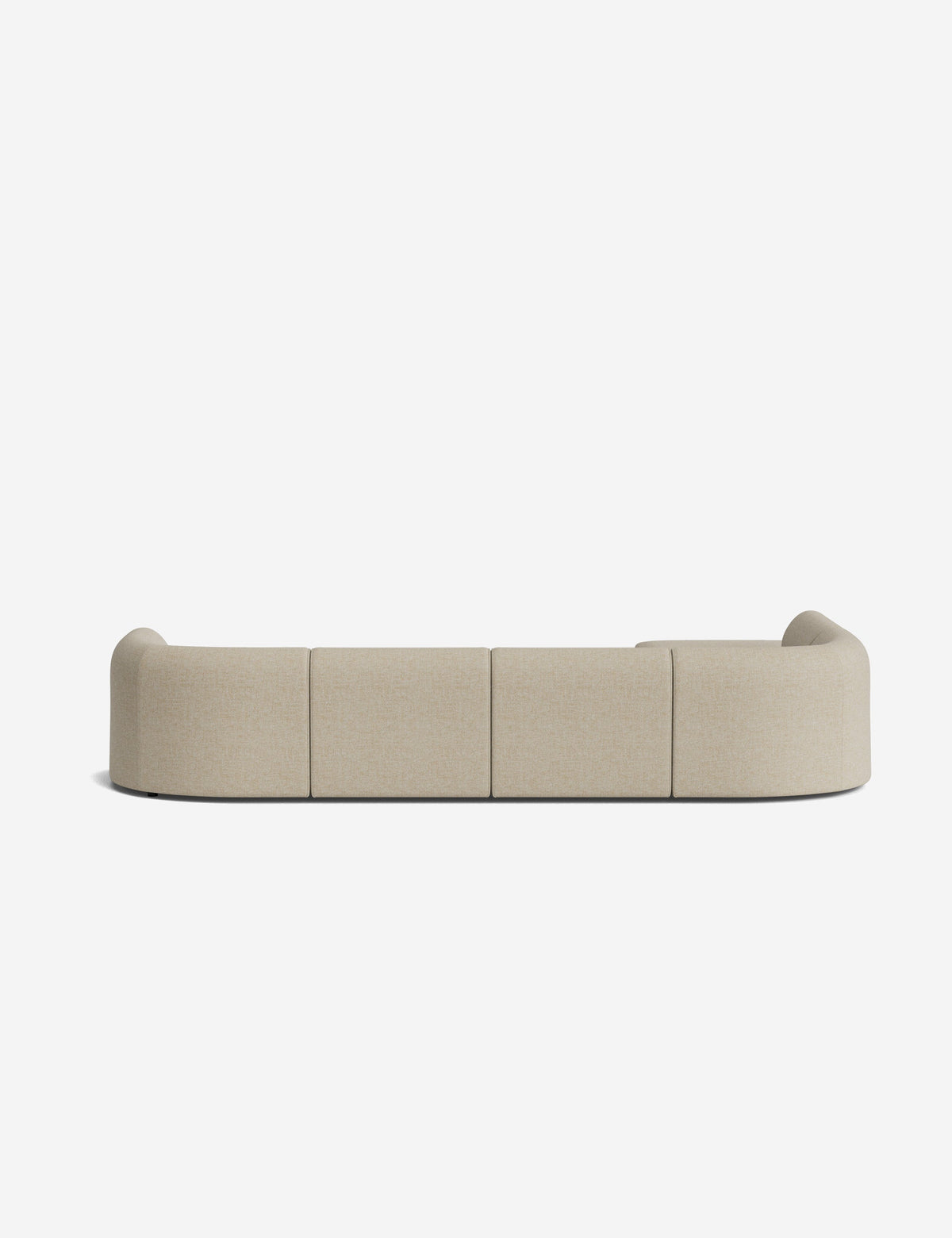 Sergio Modular Corner Sectional Sofa With Ottoman