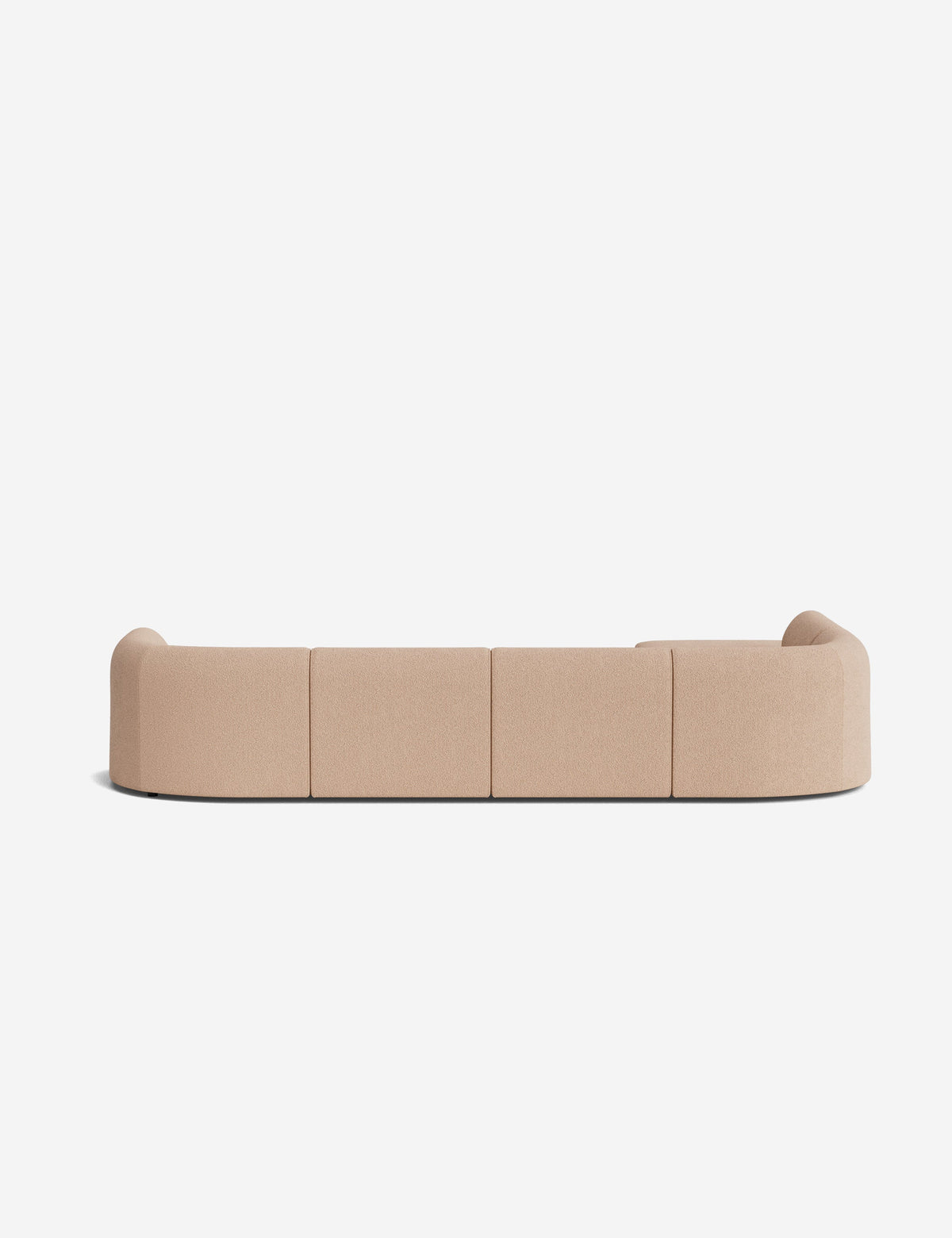 Sergio Modular Corner Sectional Sofa With Ottoman