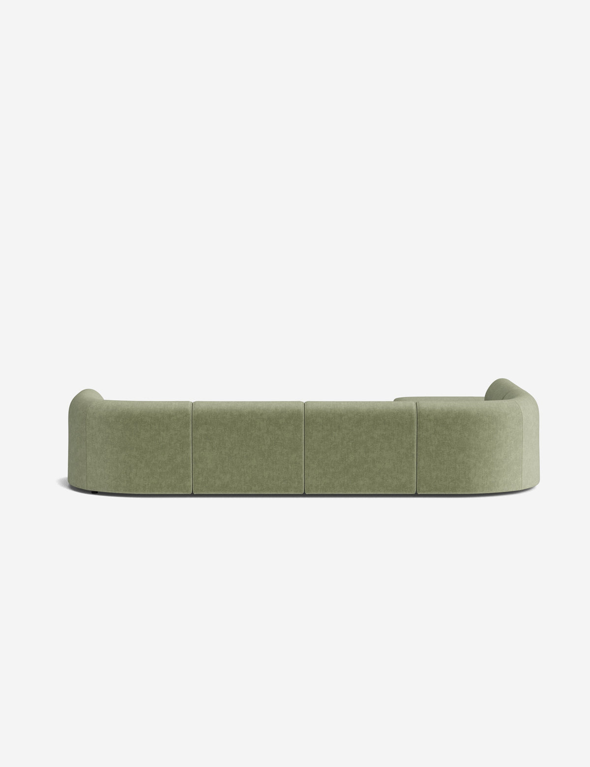 Sergio Modular Corner Sectional Sofa With Ottoman