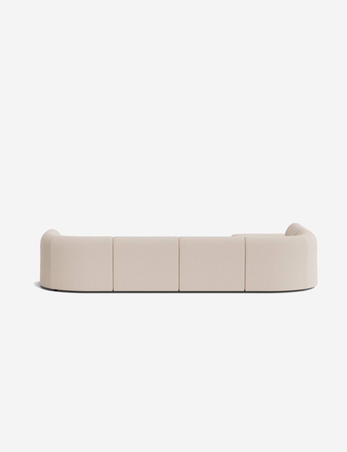 Sergio Modular Corner Sectional Sofa With Ottoman