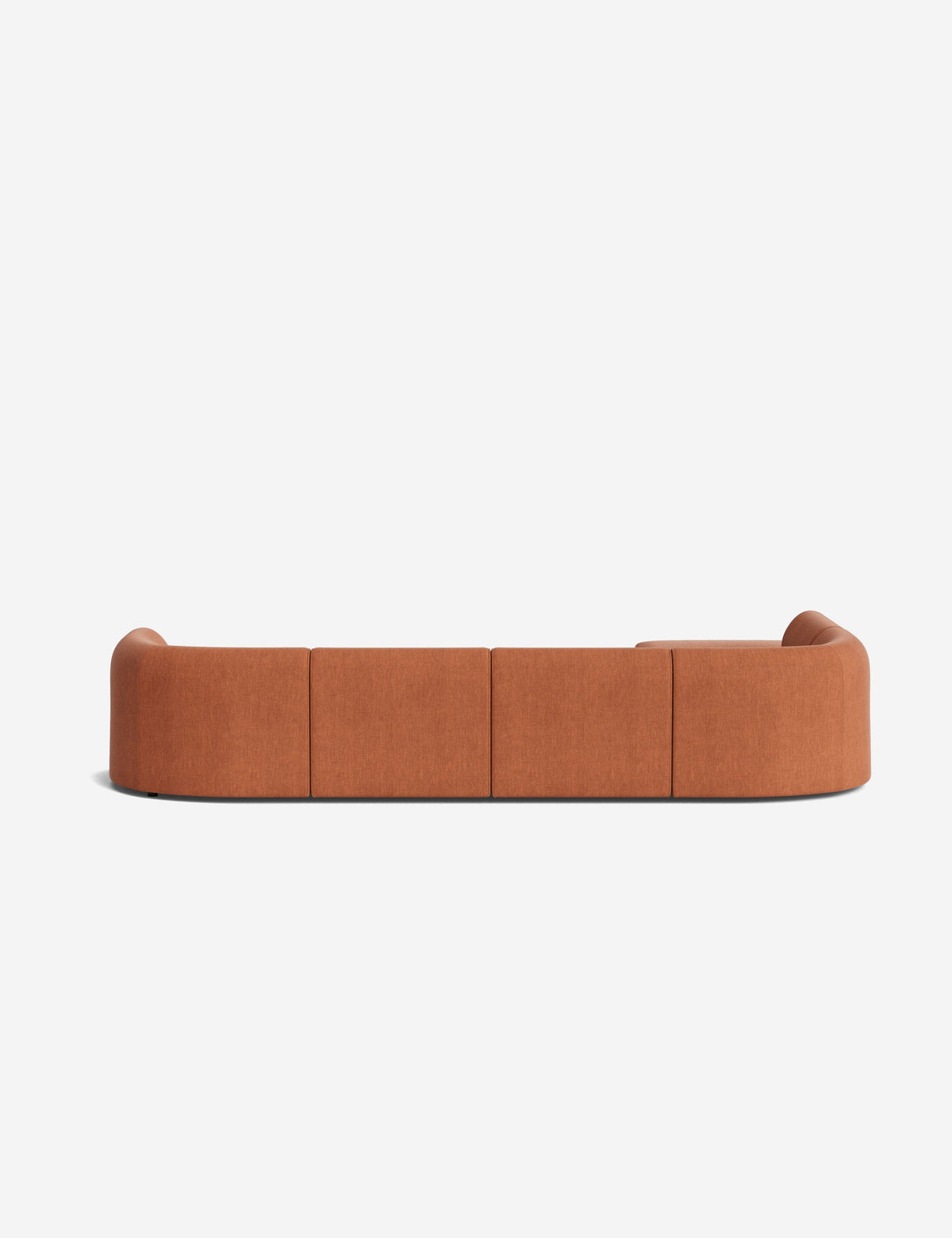 Sergio Modular Corner Sectional Sofa With Ottoman