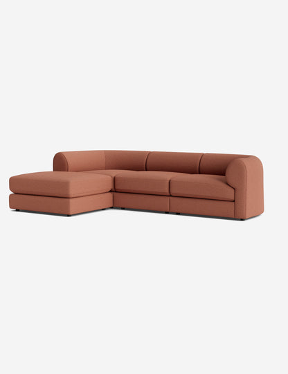 Sergio Modular Sectional Sofa With Ottoman